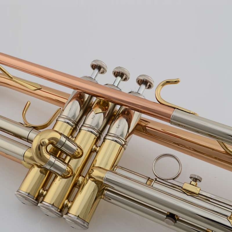 津宝小号乐器专业演奏级儿童成人管乐队降b调黄铜磷铜小号乐器