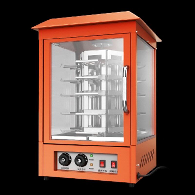 商用MOH-480烤红薯机烤制保温一体全自动旋转烤架暖色灯光烤梨机