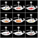 定制图案福彩体彩店吊扇灯隐形风扇灯店铺装 饰大乐透足球篮球竞彩