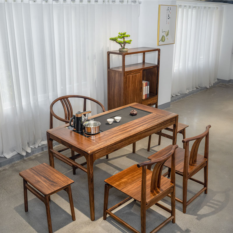 乌金木新中式茶桌阳台小型茶桌简约小茶台家用小茶桌椅组合,住宅家具,家用茶台/茶桌,淘宝优惠券,粉丝福利购,淘宝优惠卷