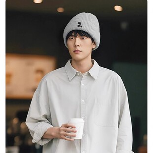 大头围帽子冬季男款女毛线帽针织帽冬天大码加厚保暖护耳宽松粗线