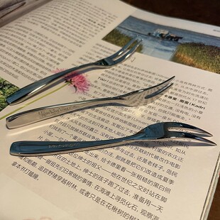 304水果叉水果签蛋糕点心叉甜品叉月饼叉6支装 漂亮 老板自留款