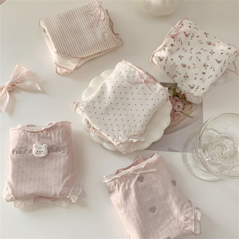 【新品】甜美风A类婴儿棉2025新款内裤女可爱10A抗菌裆女士三角裤,女士内衣/男士内衣/家居服,女三角裤,淘宝优惠券,粉丝福利购,淘宝优惠卷