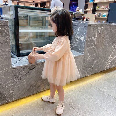 2021新款夏装0-1-3-5--6岁女童连衣裙短袖女宝宝春装裙子婴儿纱裙