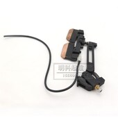 短杆受电器 长杆 起重机行车滑触线C型单级集电器 双头长方孔滑块