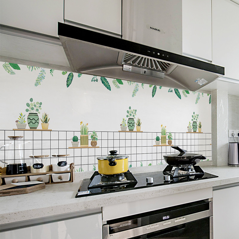 厨房防油贴纸柜灶台用油烟机瓷砖墙贴自粘墙纸耐高温防水防潮壁纸,家居饰品,软装墙贴,淘宝优惠券,粉丝福利购,淘宝优惠卷