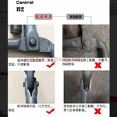 锻打砖钳多孔砖夹 护手砖夹红砖夹子 砖头钳子水泥工搬砖工具 包邮