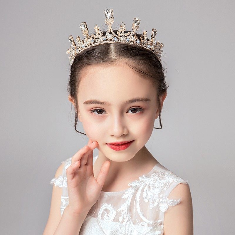 儿童皇冠头饰公主女童王冠水晶大发箍粉色礼服配饰小朋友生日发饰,童装/婴儿装/亲子装,发饰,淘宝优惠券,粉丝福利购,淘宝优惠卷