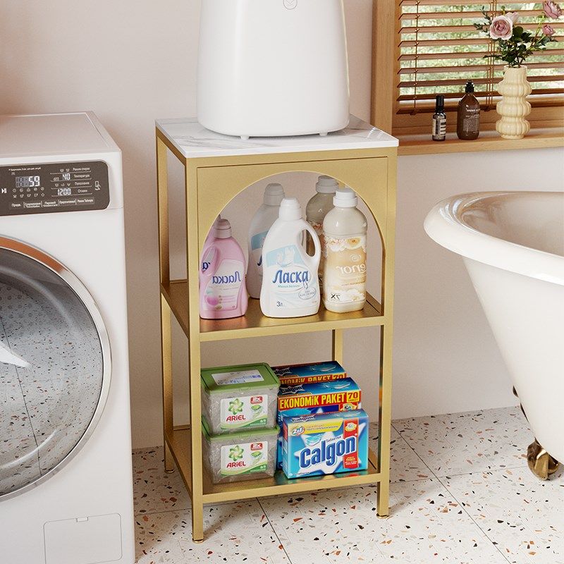 迷你洗衣机内衣裤多层置物架卫生间夹缝岩板收纳S阳台洗衣液放置,家庭/个人清洁工具,浴室角架/置物架,淘宝优惠券,粉丝福利购,淘宝优惠卷