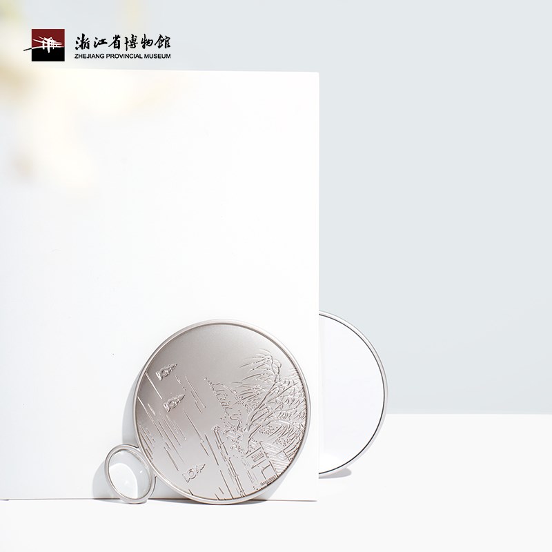 【浙江省博物馆】西湖十景三潭印D月随身镜子便携化妆镜文创礼物