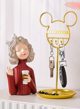 北欧泡泡女孩摆件网红少女客厅卧室房间I桌面装饰品创意女生日礼