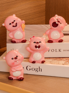 loopy小f露比摆件办公室工位桌面情绪稳定解压玩偶装饰送女生礼品