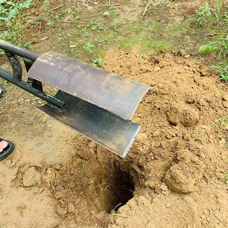 人工挖坑神器对锨夹板掀铁锹打洞掏土挖电线杆挖坑洛阳铲施工农用,农机/农具/农膜,铲子,淘宝优惠券,粉丝福利购,淘宝优惠卷