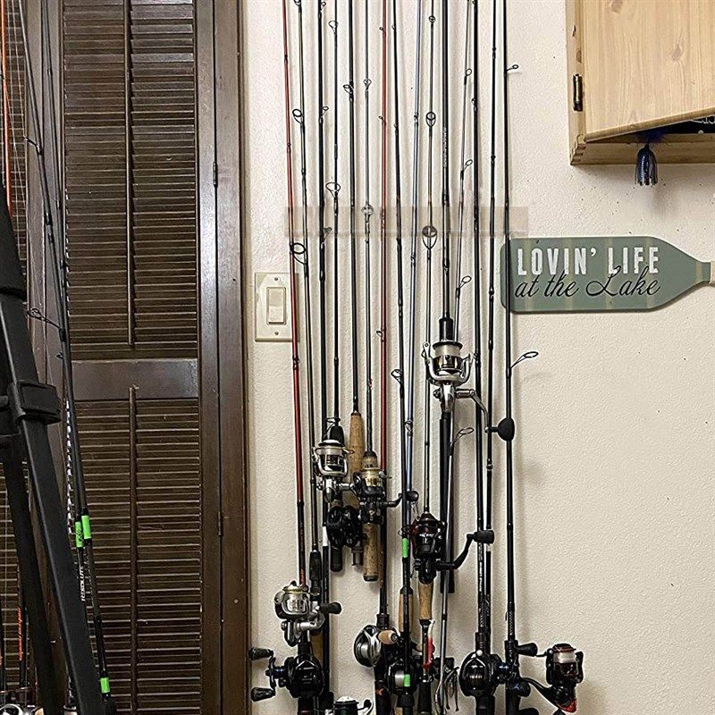 免打孔路亚竿鱼杆架鱼竿架杆收纳摆放展示架挂墙家用不占空间,户外/登山/野营/旅行用品,其他垂钓用品,淘宝优惠券,粉丝福利购,淘宝优惠卷