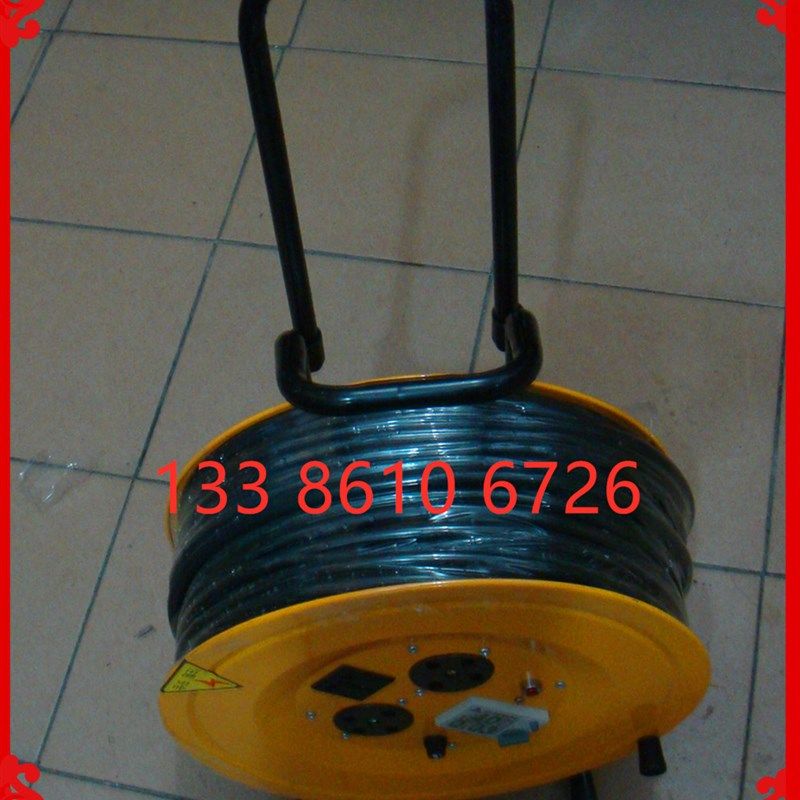 移动拖线盘 3*2.5+1 25米 3y80V电缆盘卷线盘 带漏电保护3X2.5+1