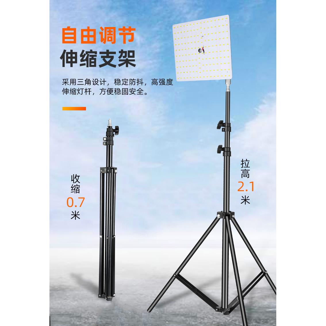 夜市灯地摊灯超亮12Vled灯户外照明摆摊灯应急灯电动车电瓶专用灯