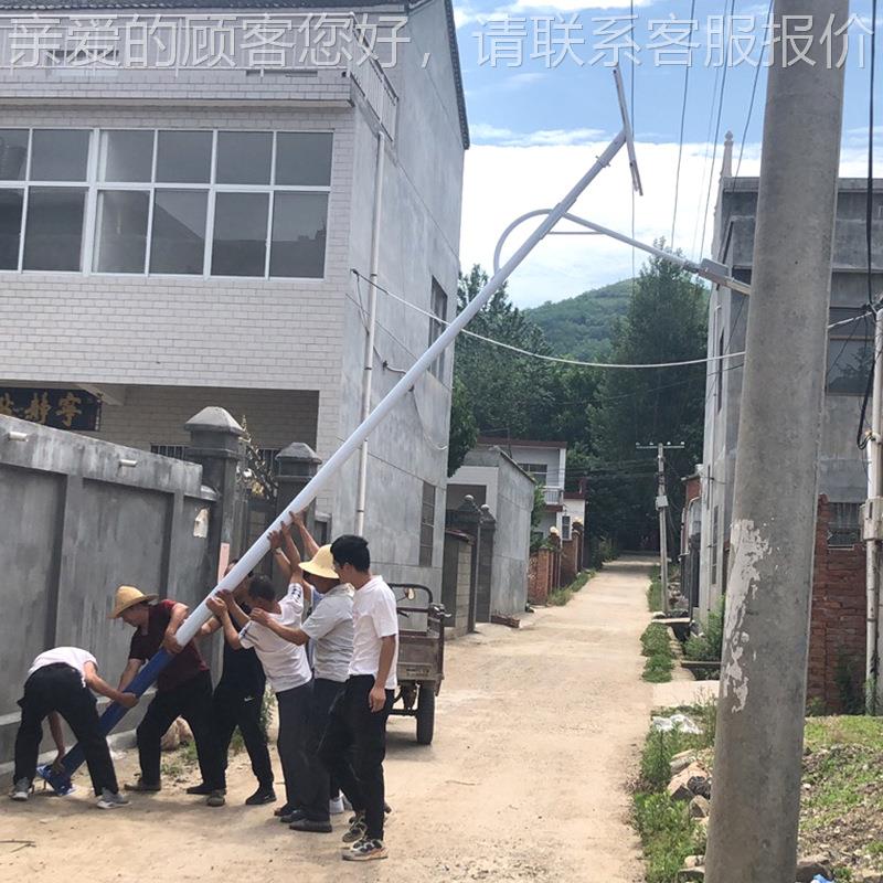太阳农能厂路灯家 新村改造工程款6米60wle道路UXV照明d灯路灯杆