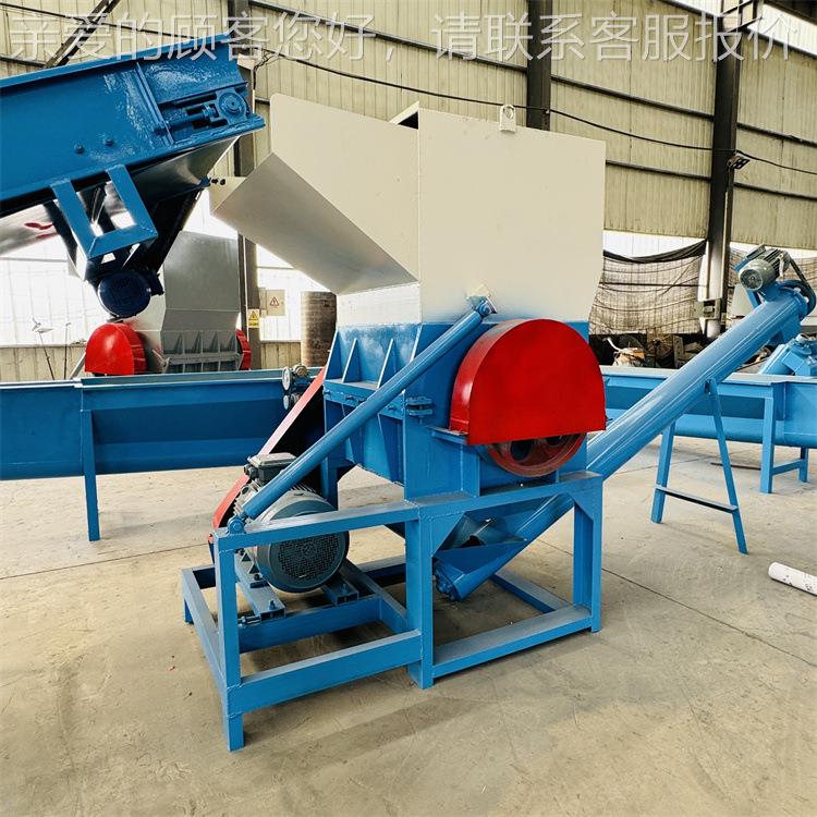 德皮质垫粉碎机辉大型脚金ABS塑UIV料属破碎设备500型汽车内饰打