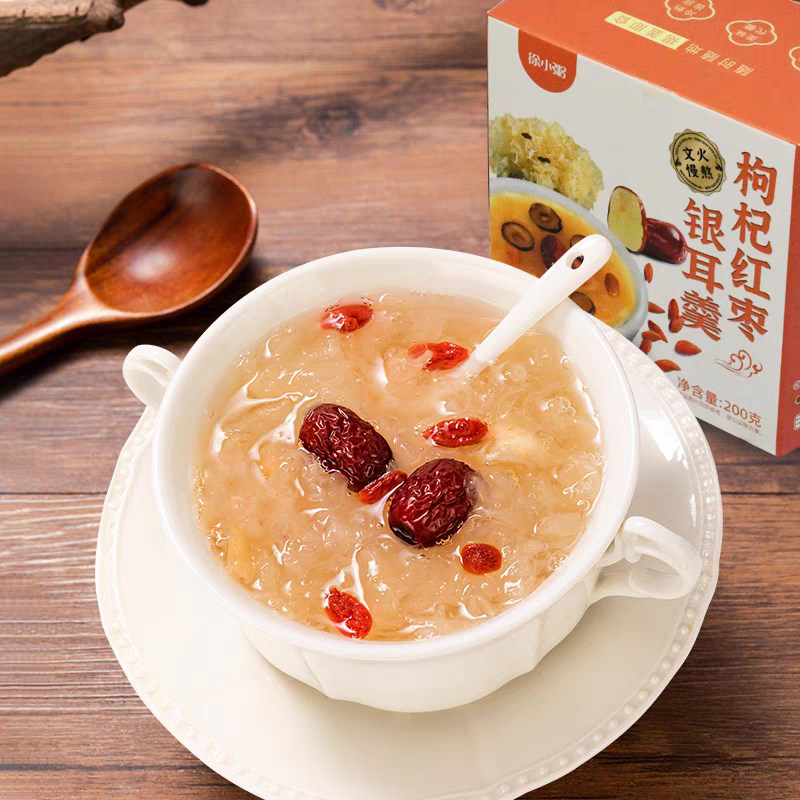 果不离徐小粥银耳羹200g免煮即食红枣枸杞银耳羹白木耳银耳汤零食