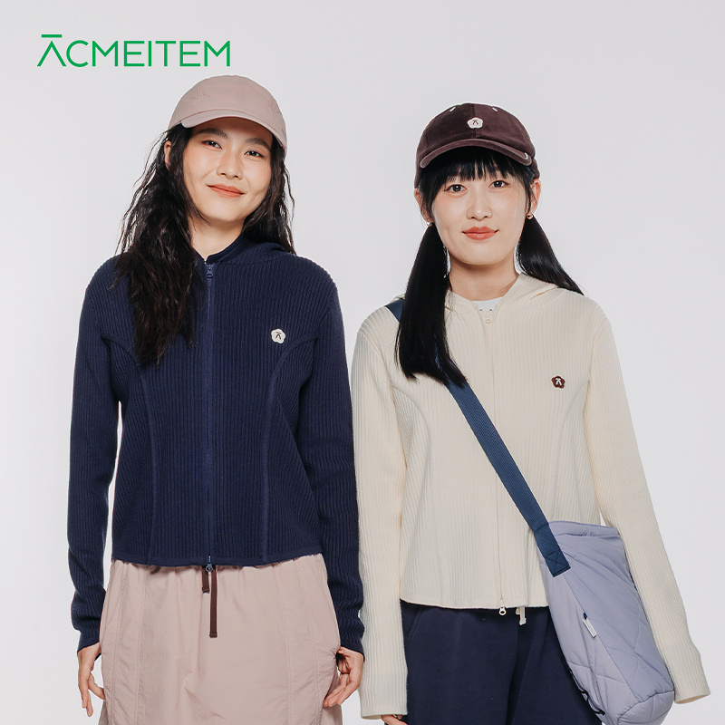 ACMEITEM爱棵米女士连帽针织开衫