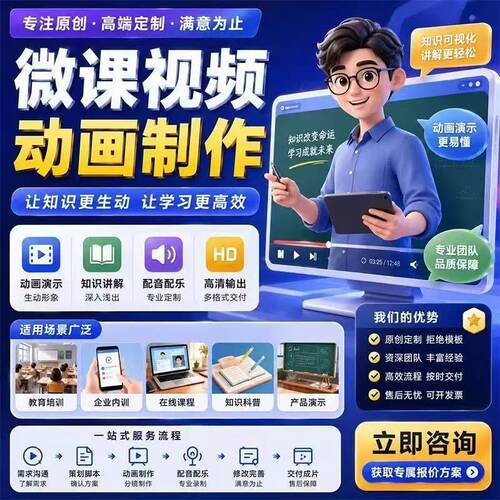 focusky微课制作老年大学教学全景交互微课PPT动画美化