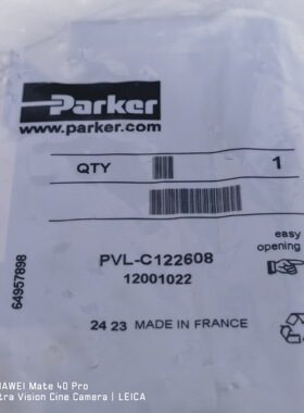 PVL-C122608 PVLC122608 Parker气动阀派克气动阀全系列