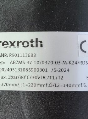 R901113688 ABZMS-37-1X/0370-03-M-K24 # Rexroth液位传感器
