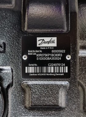 80005922 90R075KP1BC80R3S1D03GBA353524 Danfoss液压泵