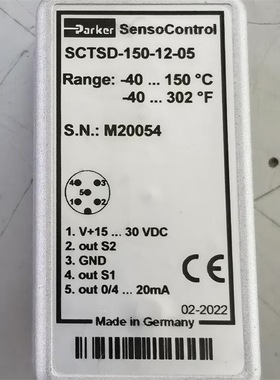 SCTSD-150-12-05 # Parker//派克，液压阀，比例阀，传感器