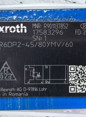 R901137852 ZDR6DP2-45/80YMV/60 # Rexroth//力士乐，液压阀