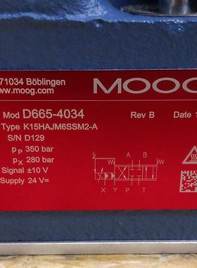D665-4034 K15HAJM6SSM2-A # MOOG//穆格，比例伺服阀
