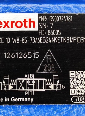 R900724781 4WRZE10W8-85-7X/6EG24N9ETK31/F1D3M 力士乐Re xroth