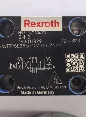 0811404119 4WRP6E28S-12/G24Z4/M # Rexroth//力士乐