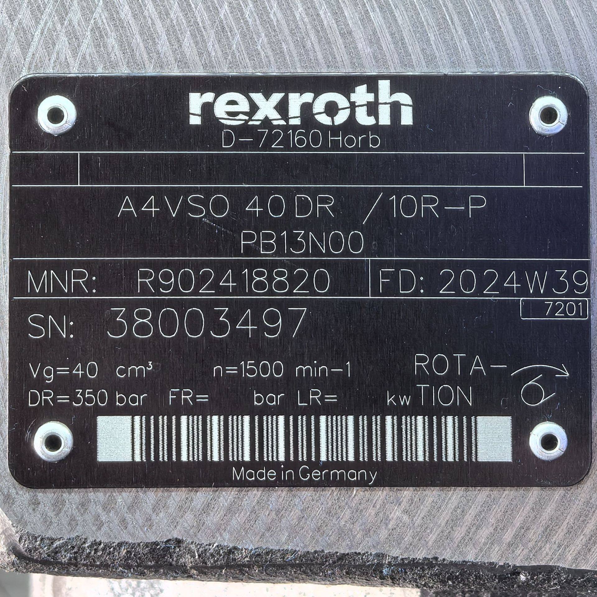 R902418820 A4VSO40DR/10R-PPB13N00 # Rexroth，液压泵