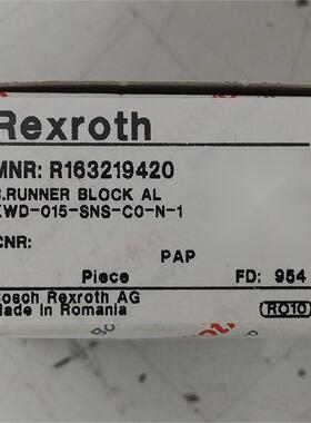 R163219420 # Rexroth//力士乐，滚珠滑块