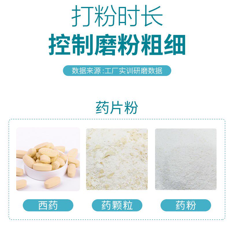 耐欧药片粉碎机磨粉机磨药器电动打粉G机家用五药材研磨机西药磨