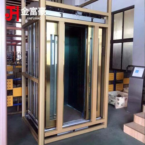 厂家直供两三层家用电梯 别墅专用小型曳引升降平台旧楼改造电梯