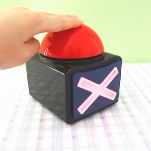 无线抢答器响铃亮灯知识竞赛简易按铃器儿童答题比赛课堂互动教具