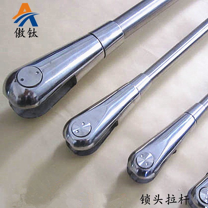 傲钛304/201不锈钢锁头拉杆 玻璃雨棚拉杆 幕墙钢构配件锁头M18