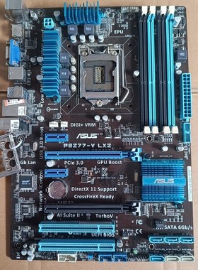 拆机p8z77-v lx2主板测试完好,功能正常,实物拍摄正