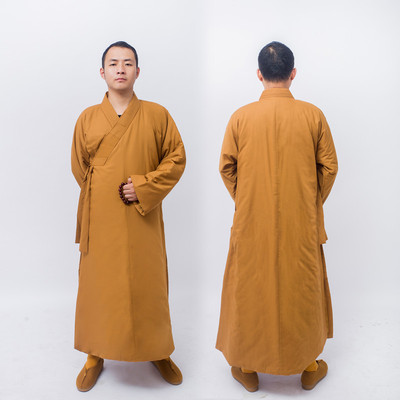 冬季僧衣大褂僧服保暖棉袄棉袍男女款僧衣小褂和尚衣长褂僧侣衣服