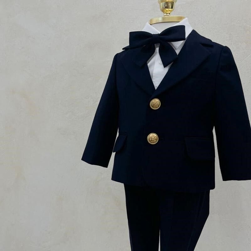 儿童西装套装男童礼服宝宝花童演出礼服英伦小童周岁西装外套秋冬
