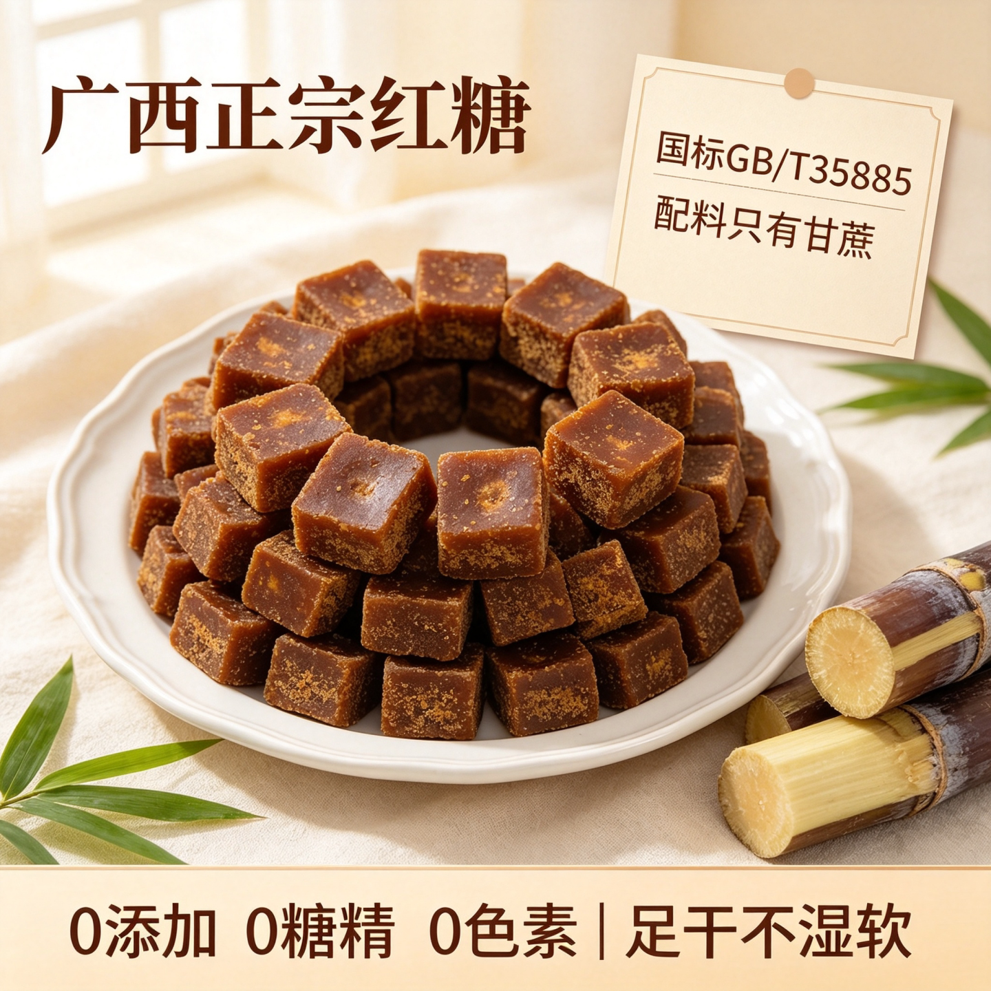 【纯甘蔗】广西老红糖国标35885