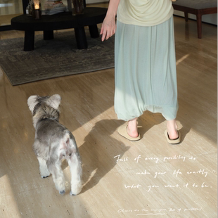 高腰莱赛尔羊毛混纺舒适半身裙N1266A10Q43 兜兜裙 KOKO WANG