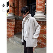 N6845I12Z03 三件套贵妇套装 KOKO WANG秋冬轻奢羊毛耗牛绒混纺时尚