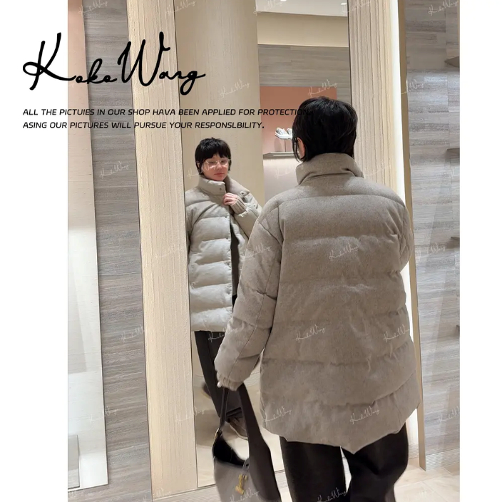95白鹅绒外套kokowang高级感