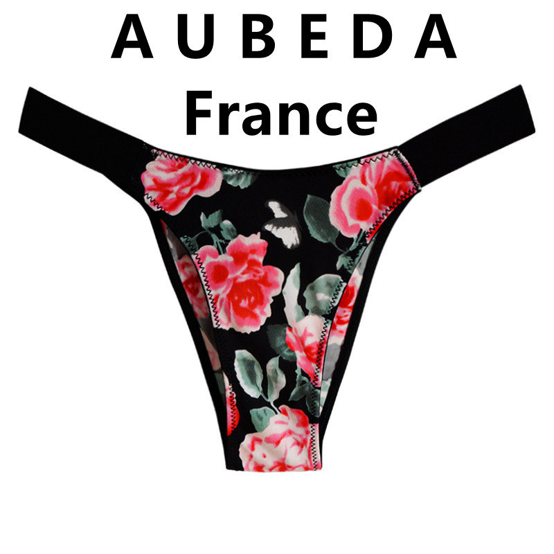 法国Aubeda欧美风半包臀三角裤