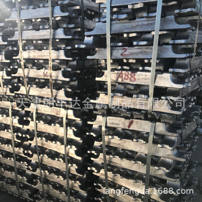 天津ADC12铝压铸锭 A30合金铝锭 AKXX357铝合金锭 A8Si9Cu3铝l合