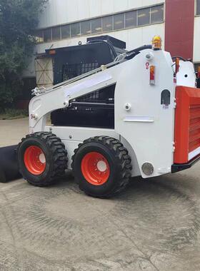 地T65B812机轮式H滑移装载 土方工程建筑工用小型轮式小铲车装载