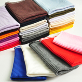 纯棉无缝螺纹袖 脚收口锁边罗纹 口布料针织弹力卫衣夹克羽绒棉服裤